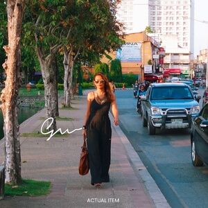 Line & Dot, Strappy Jumpsuit, Dark Charcoal - S